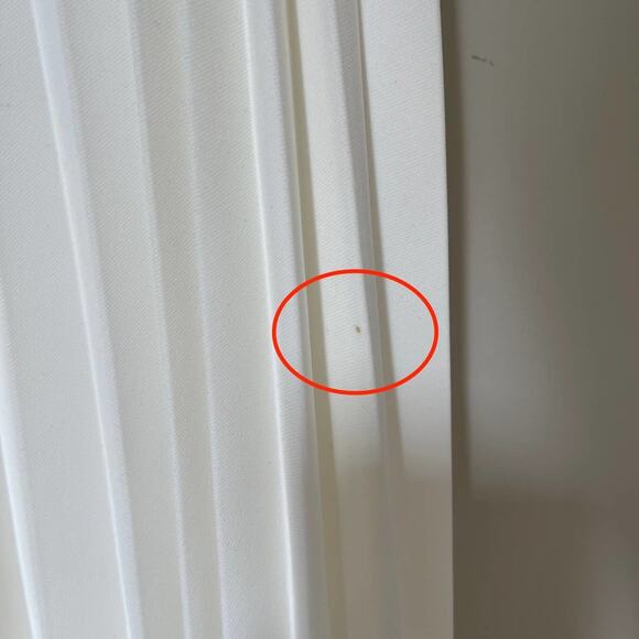 KATE HILL White Pleated Tennis Accordion Skirt Size 6 Petite - Picture 3 of 8